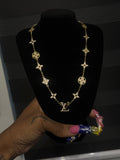 Gold lover necklace