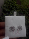 Silver cc studs