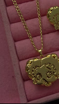 Heart Betty boop necklace
