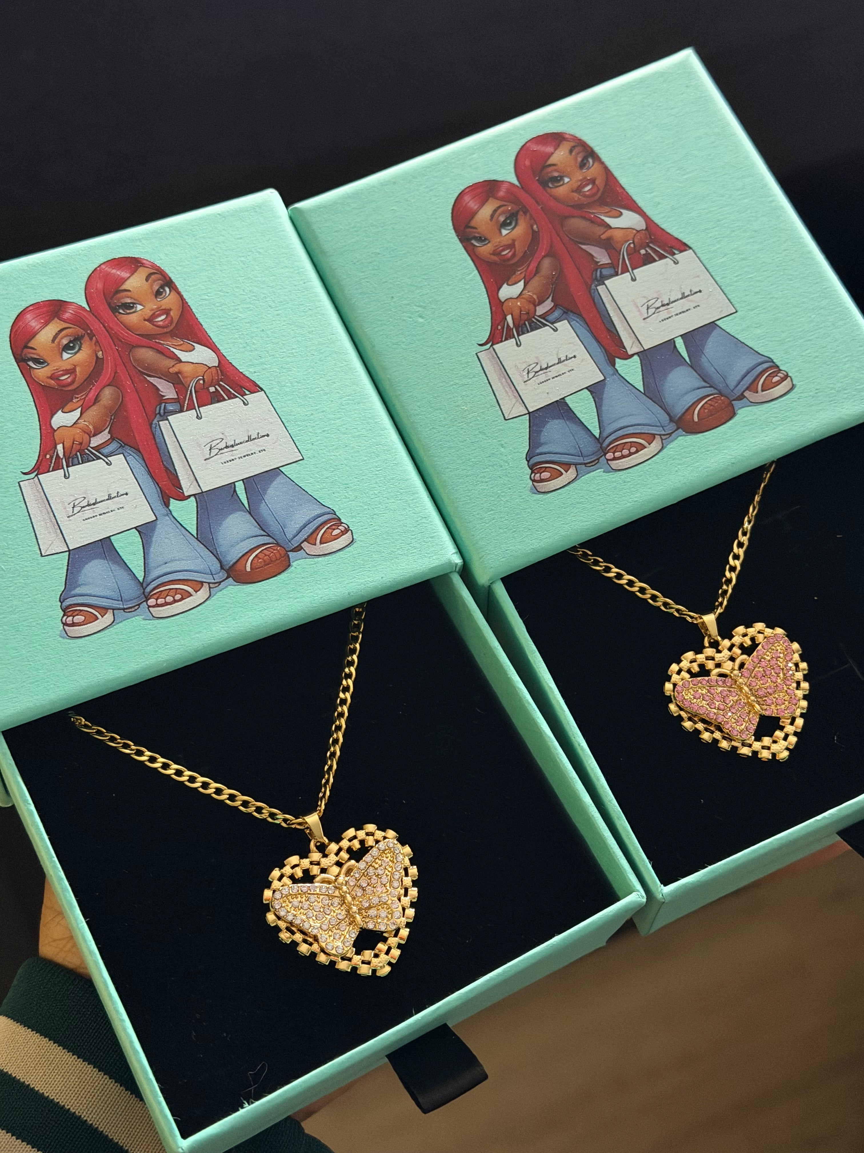 Rollie butterfly necklace