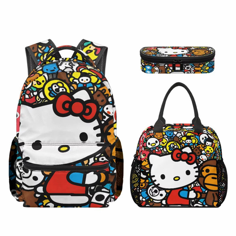 3 piece custom bookbag set