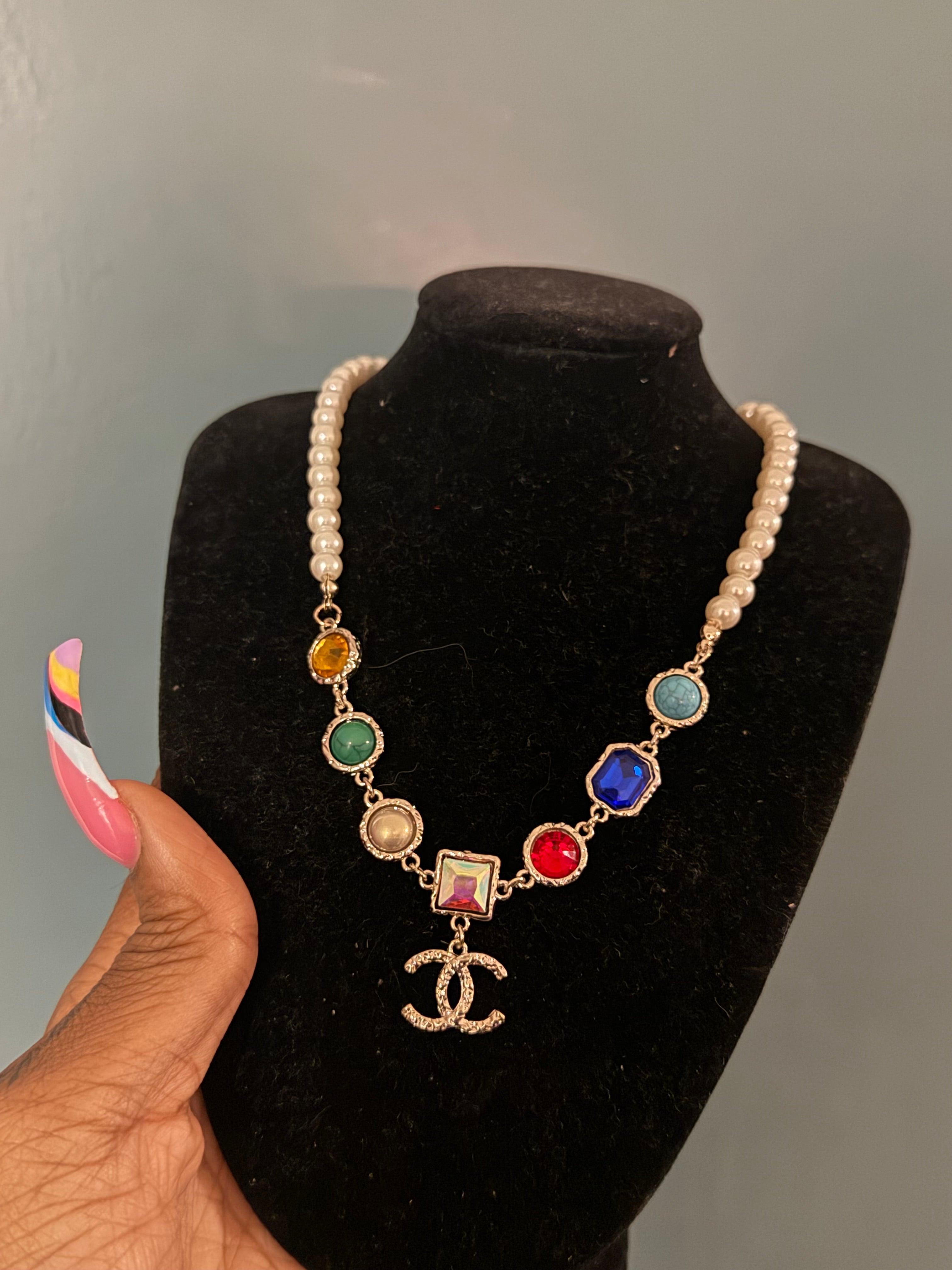 Cc pearl necklace