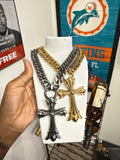 Big chrome necklace