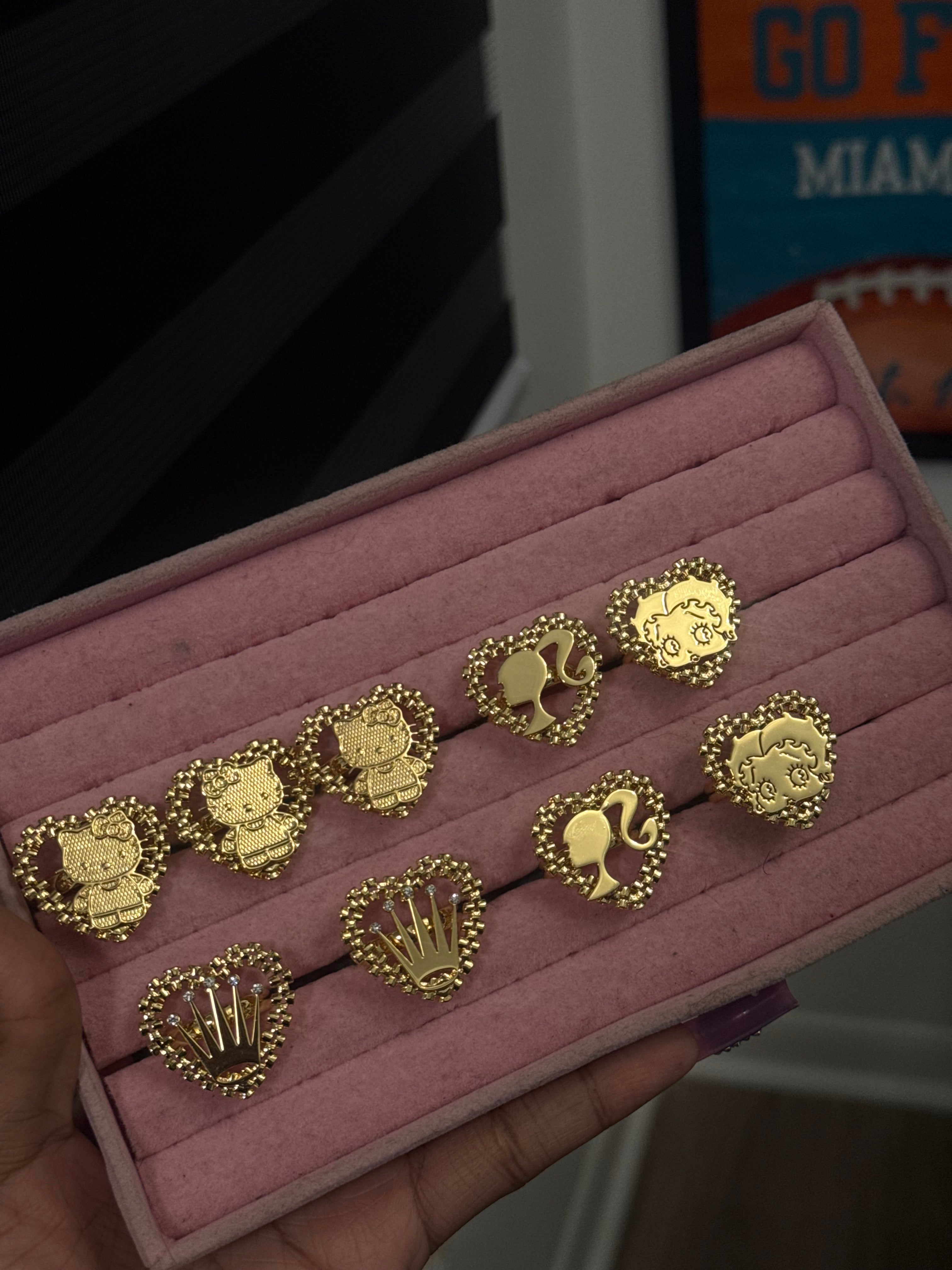 Character Rolex rings