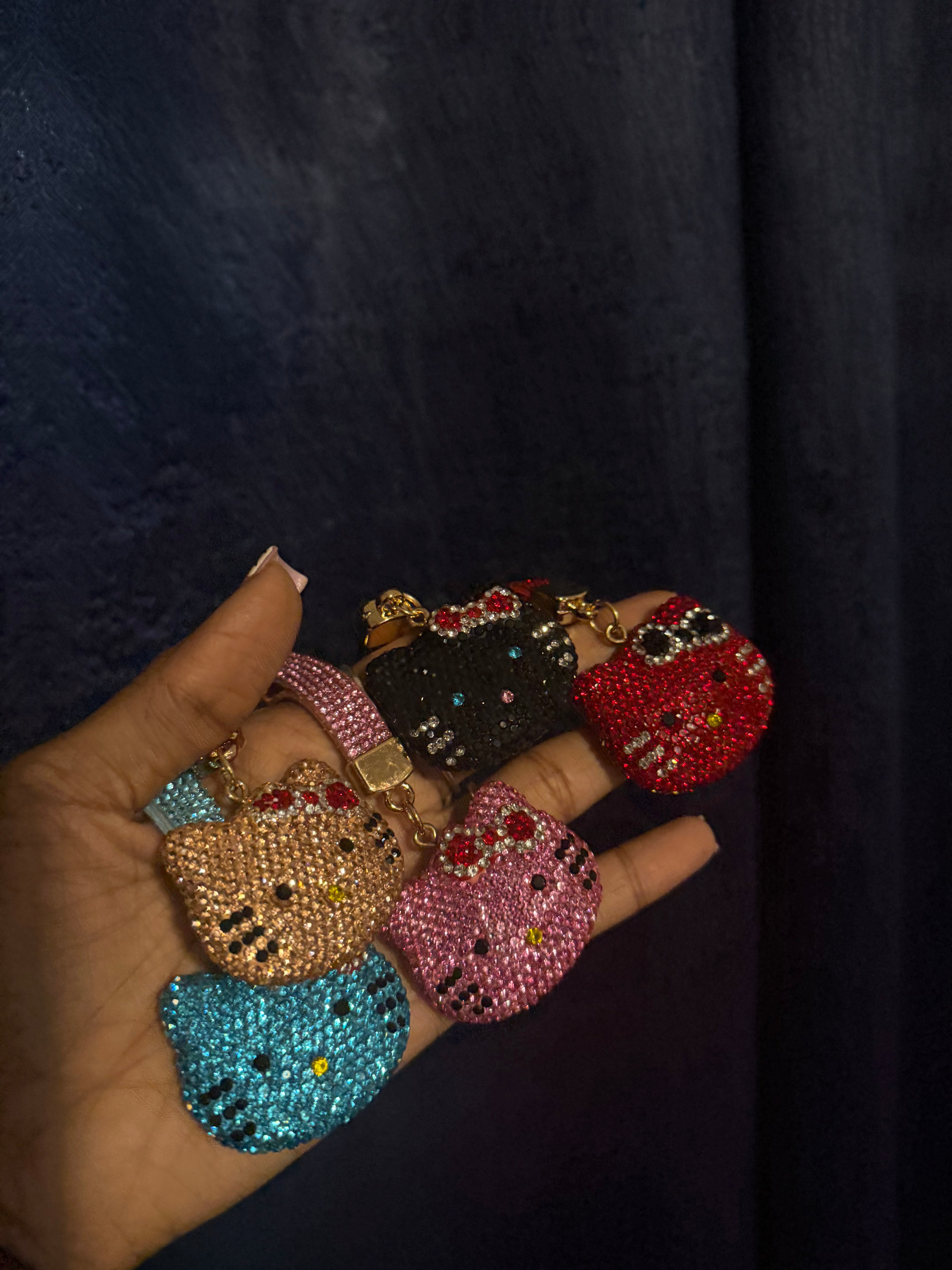 Hk diamond keychain