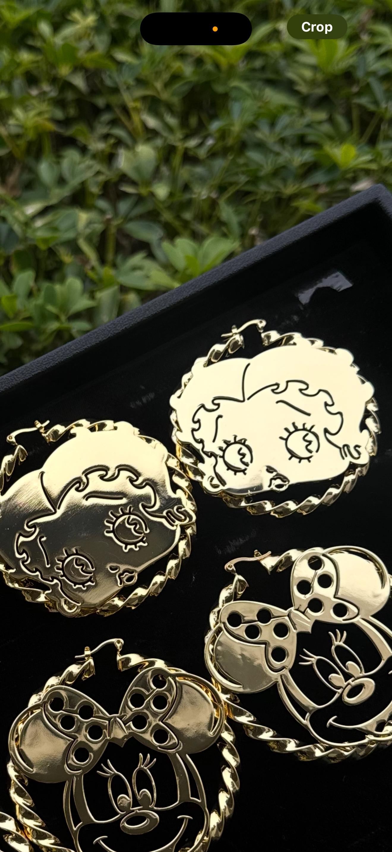 Betty boop custom hoops