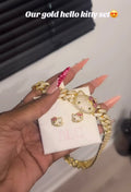 Gold diamond hk set