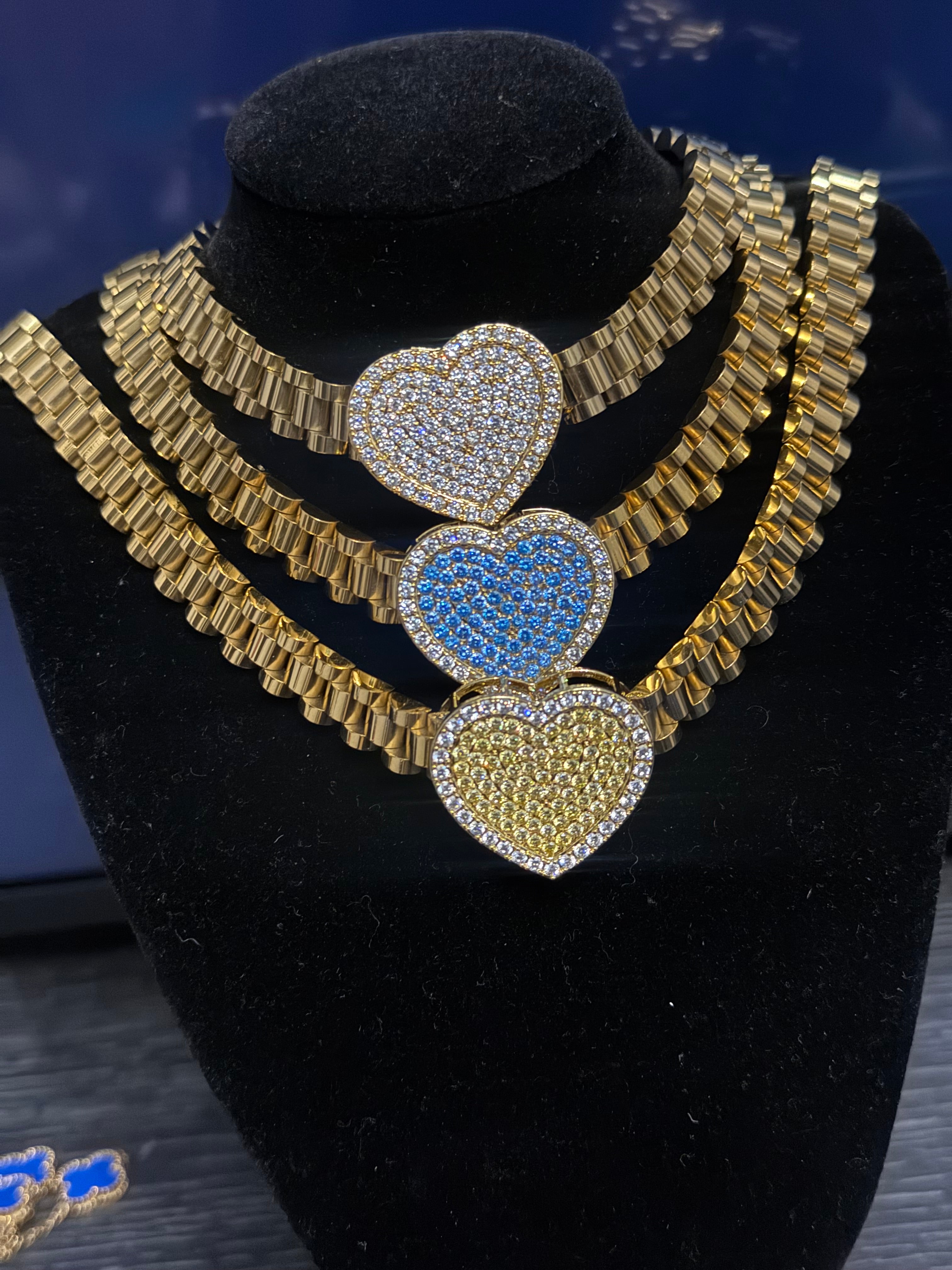 Color Heart Rollie necklace