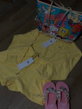 Yellow Alo short set