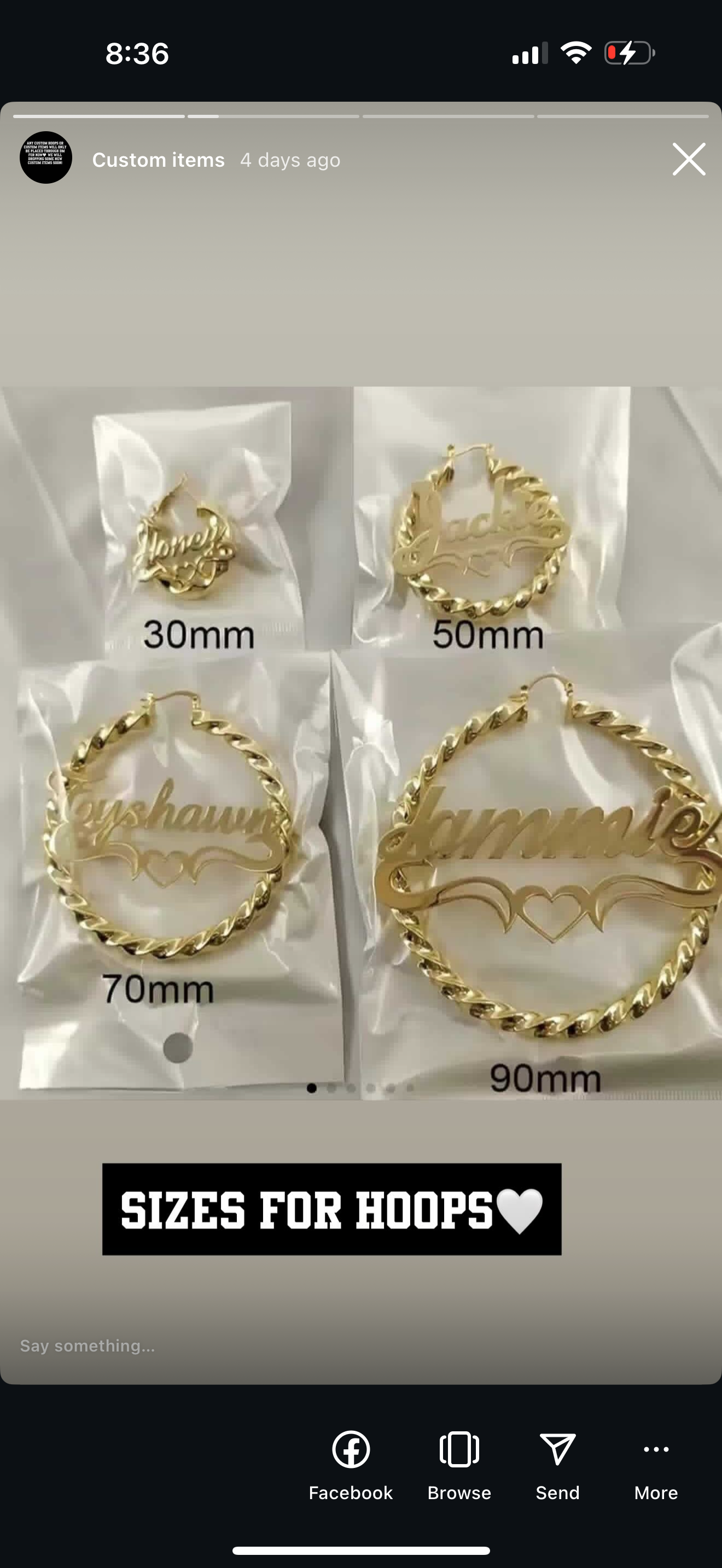 Hello kitty custom hoops