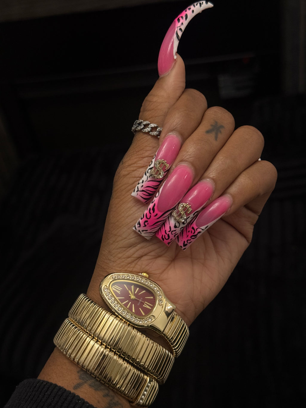 Snakeskin watch