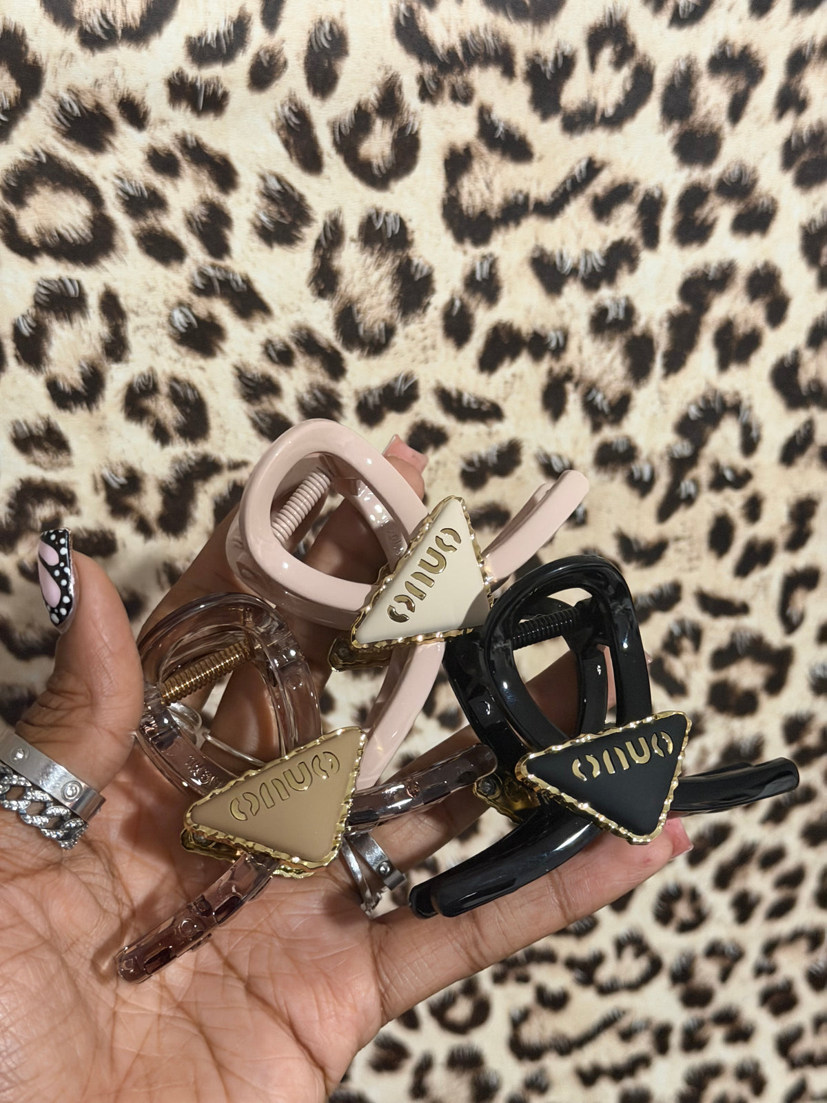 Designer hair clips ( swipe right)