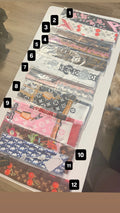 Lv headband / bag scarfs