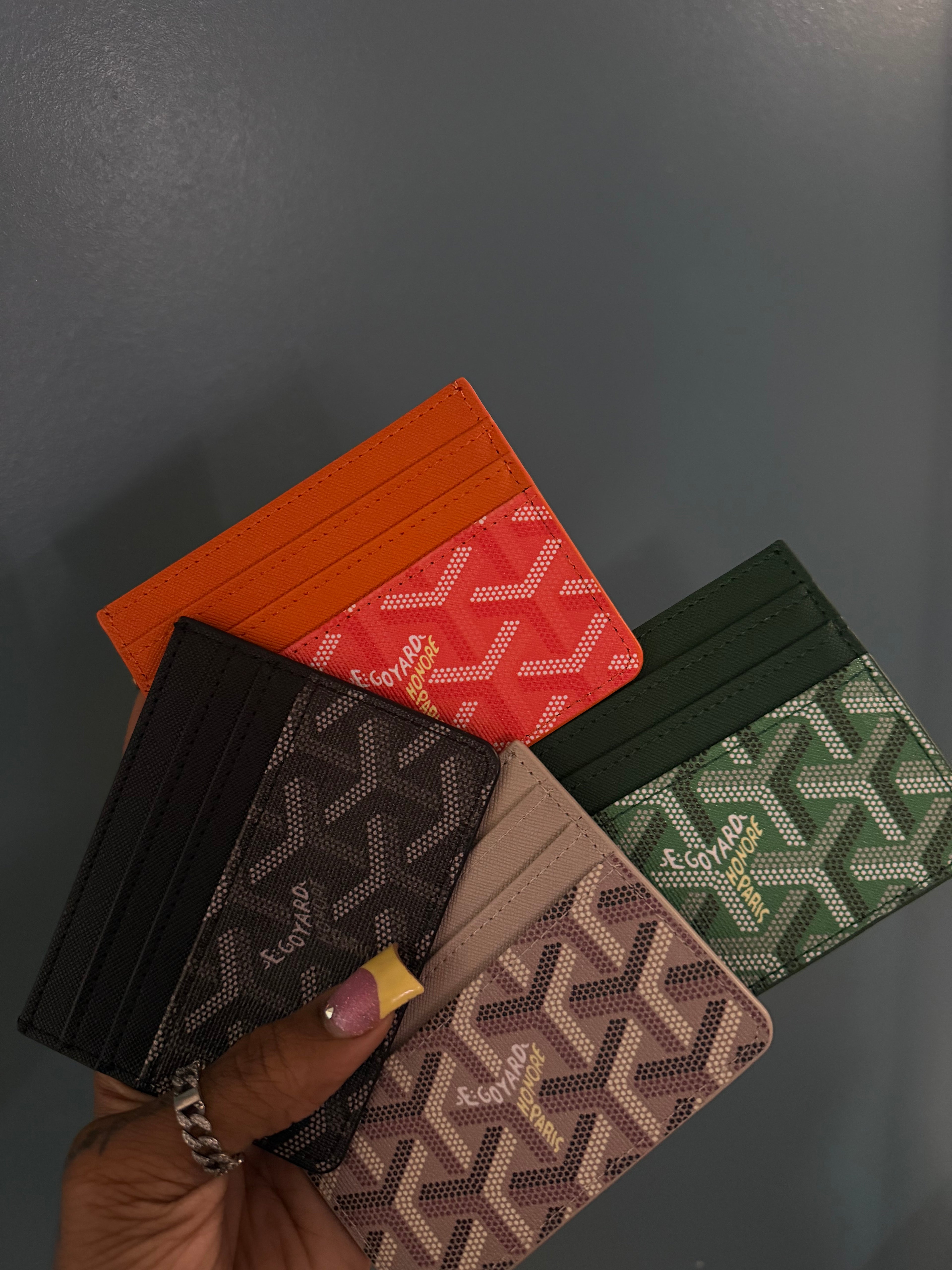 Goyard card holder ( swipe right to see other colors