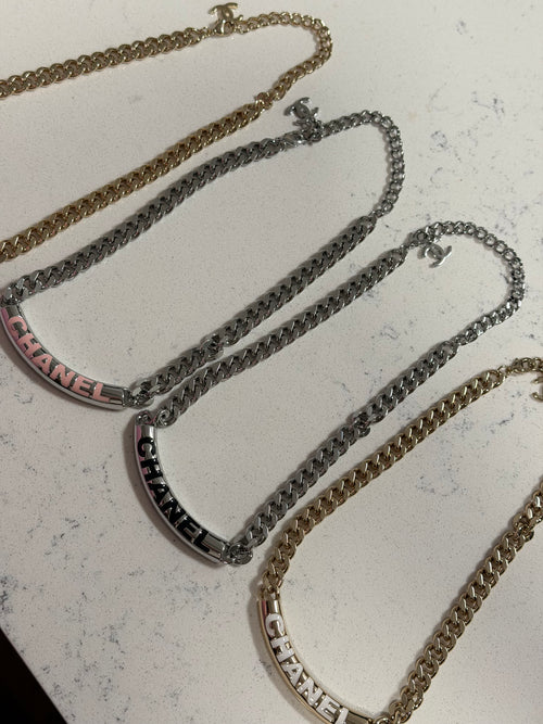 CC color Cuban necklace