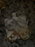 Dior hoops