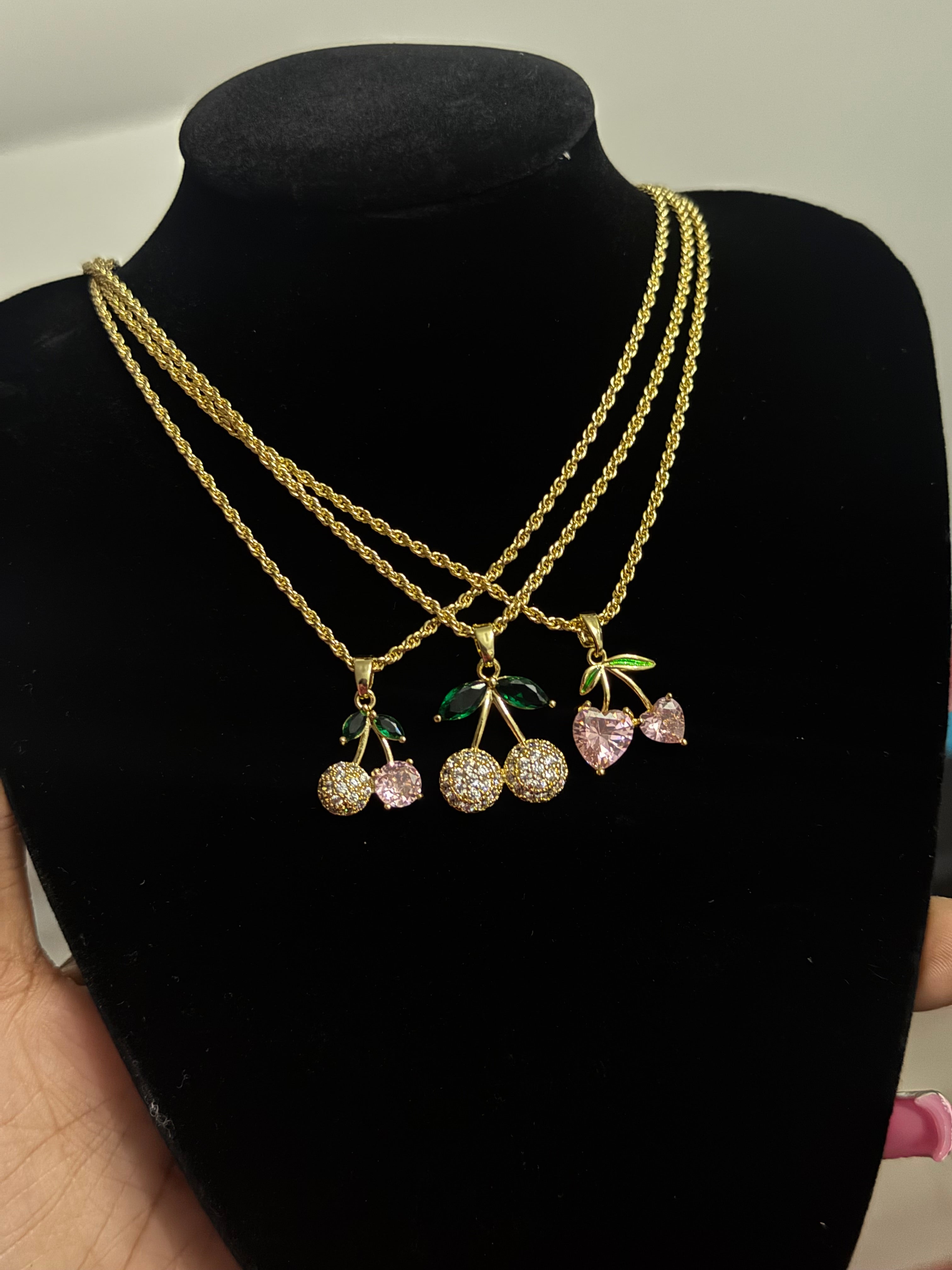 Cherry necklaces