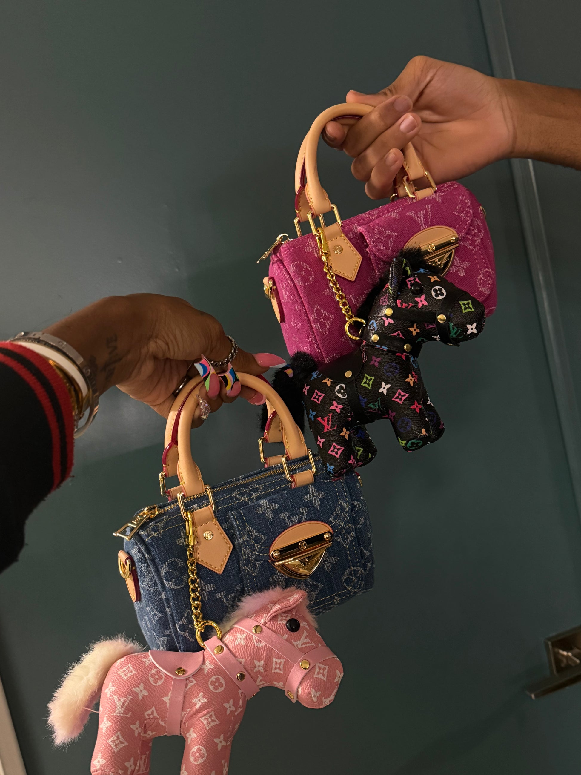 Lv bag charm