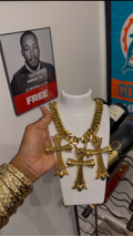 3 piece chrome necklace