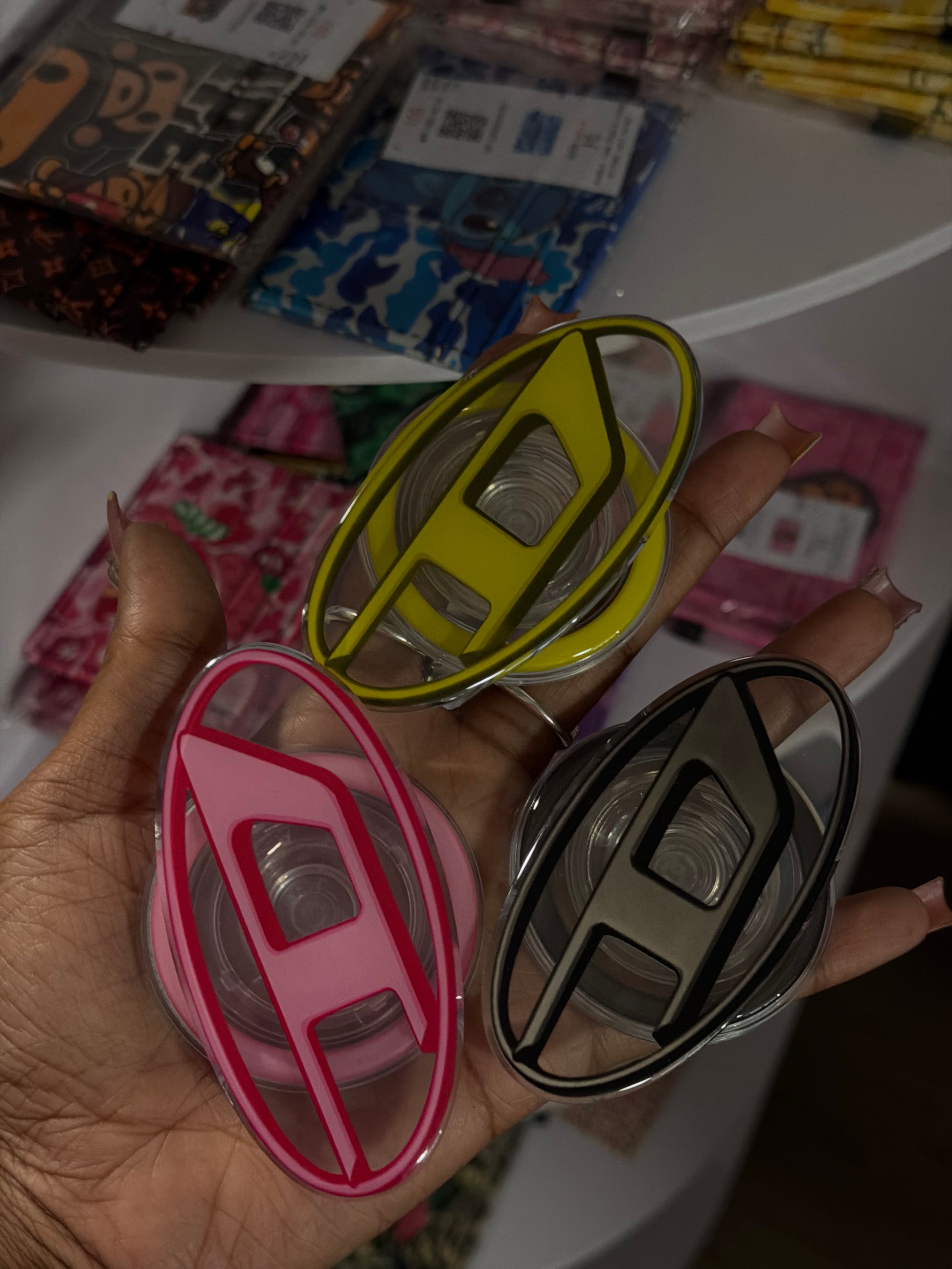 Designer phone sockets ( mag safe ) swipe left to see which item