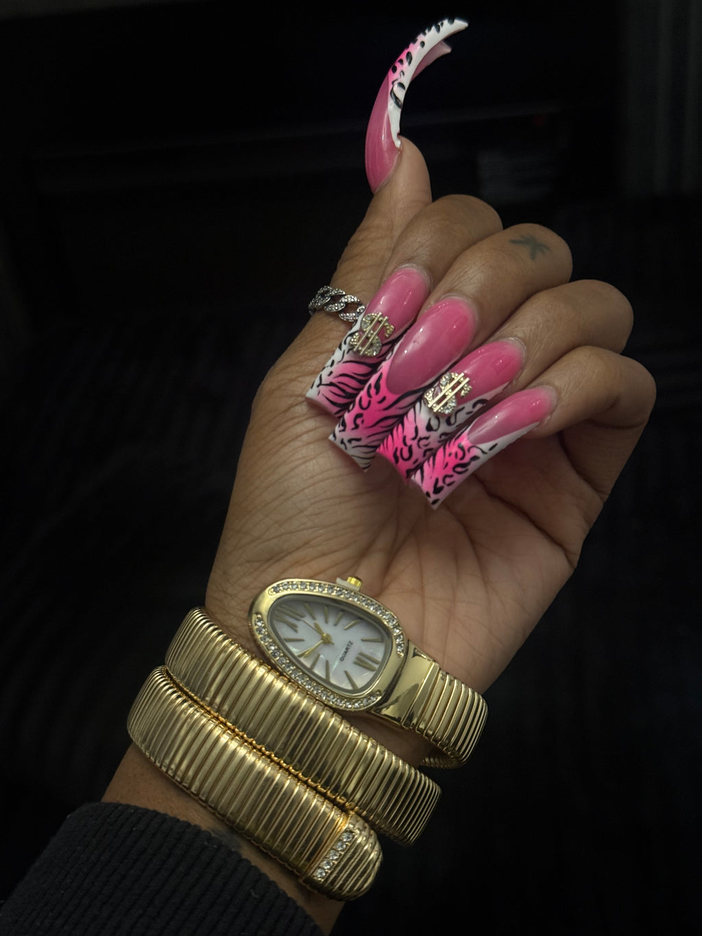 Snakeskin watch
