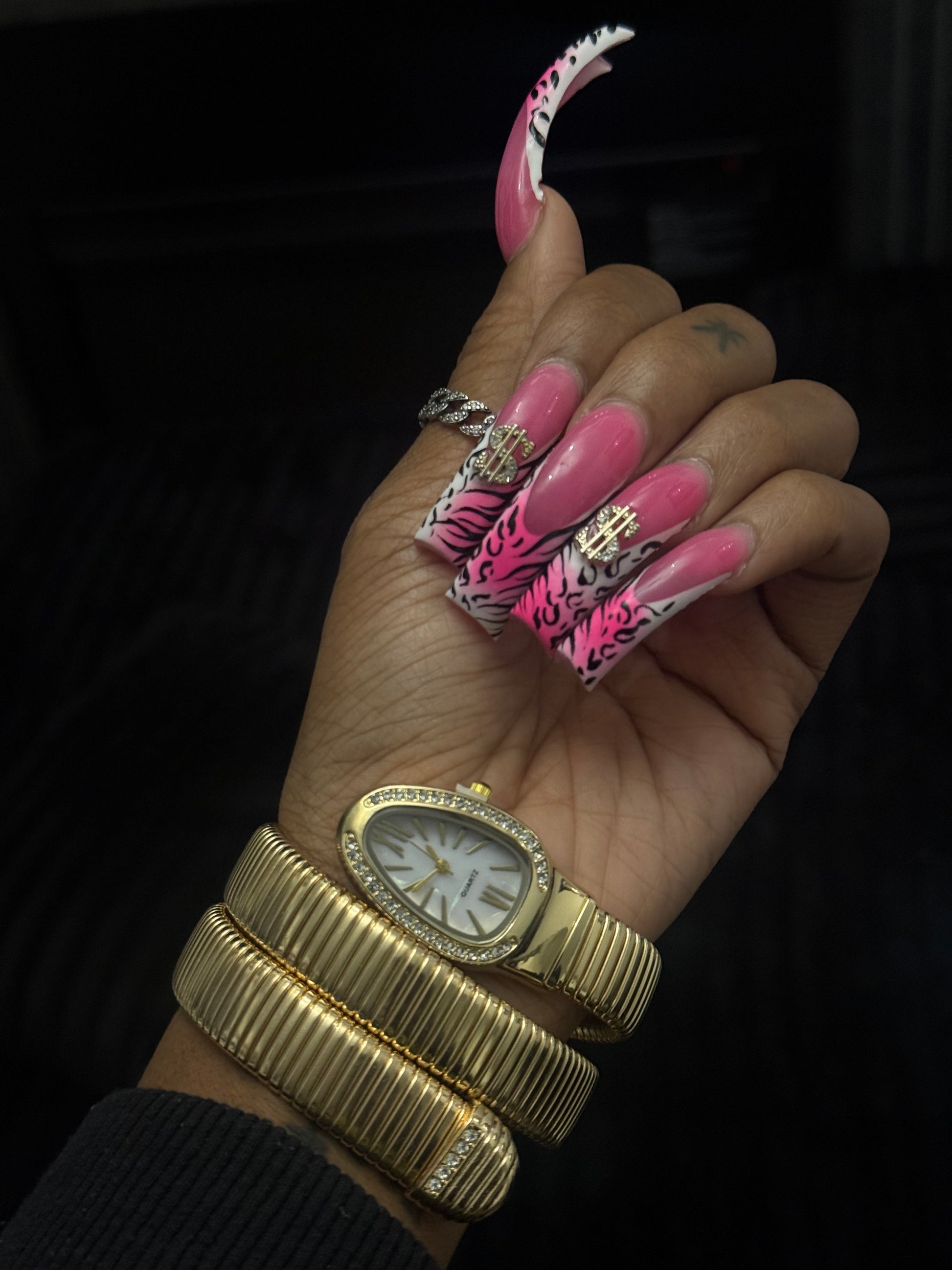 Snakeskin watch