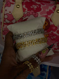 Cross diamond bracelet