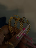 Heart Rollie hoops