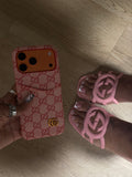 Pink Gg slides ( pre order )free case