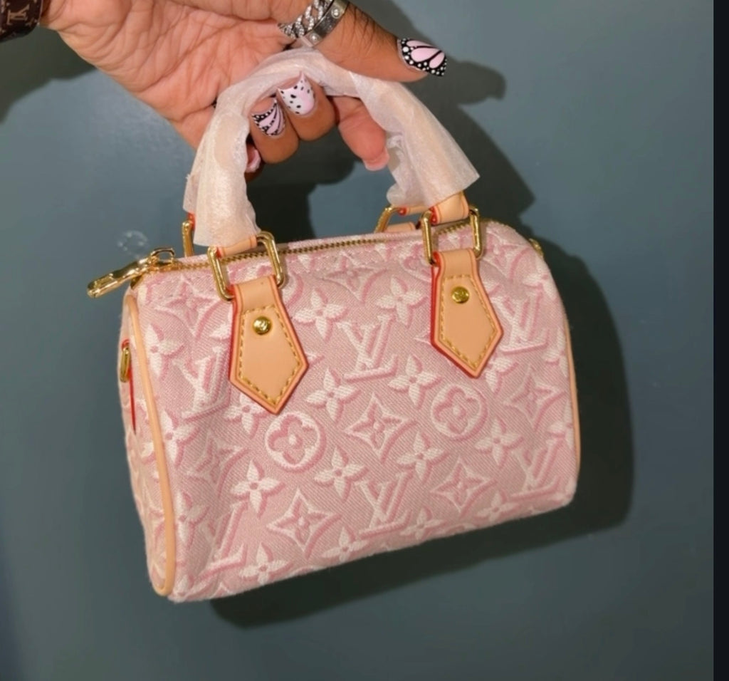 Lv suede speedy