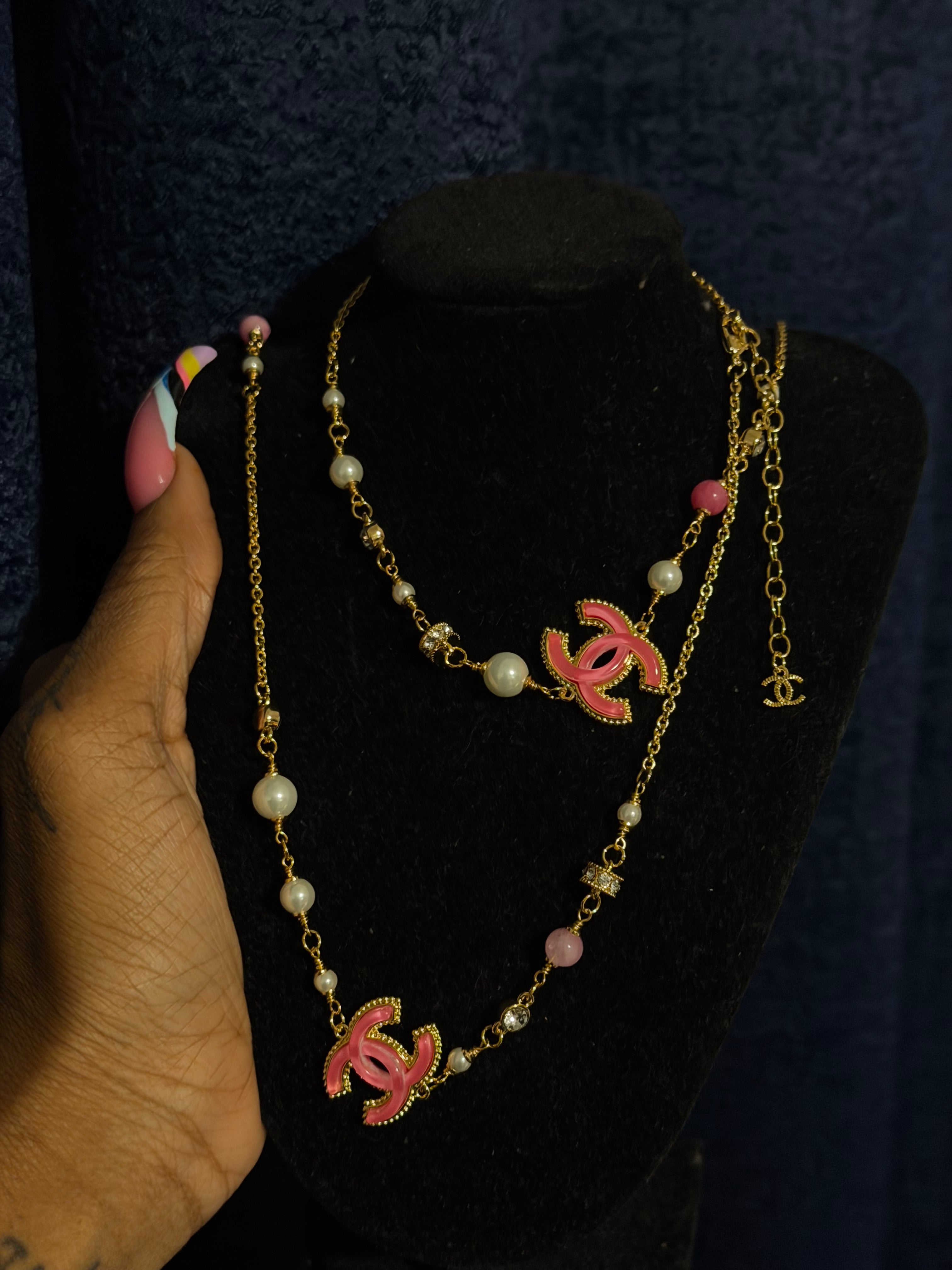 Cc pearl necklace