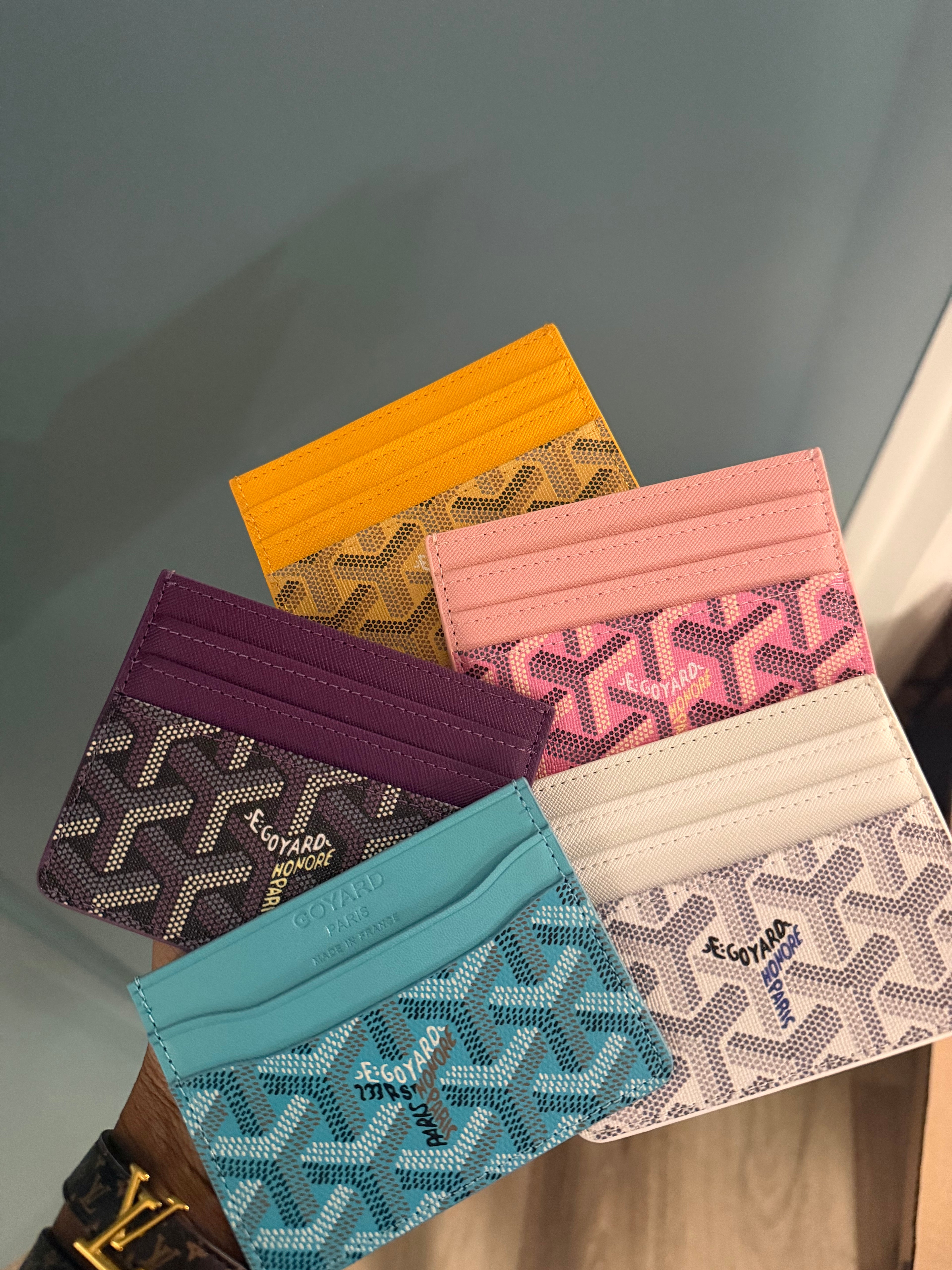 Goyard card holder ( swipe right to see other colors
