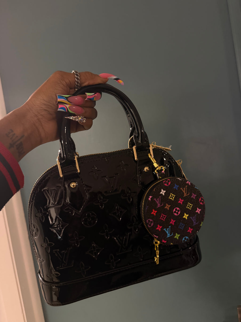 Lv bag charm
