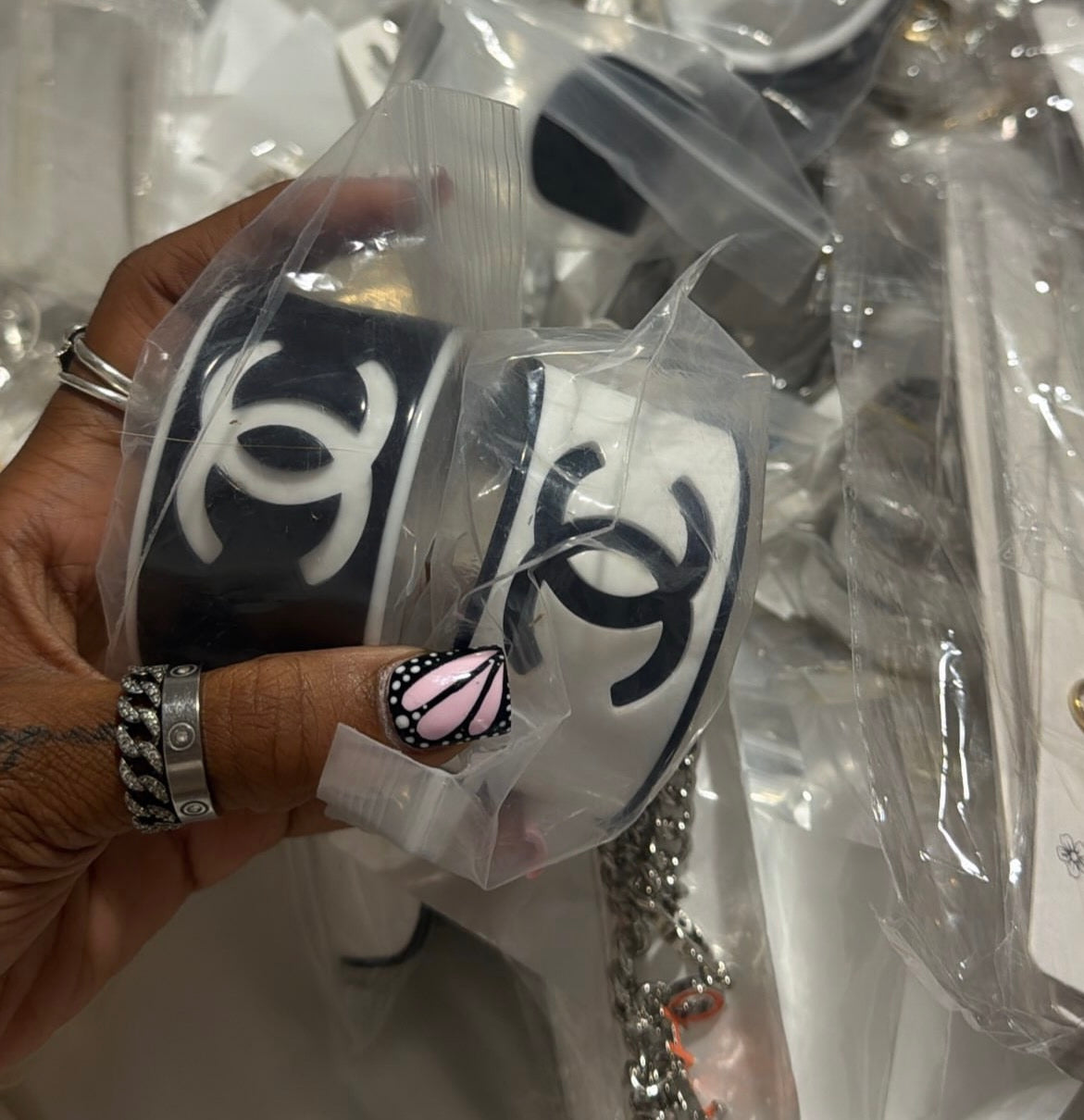 Cc big cuff bangle