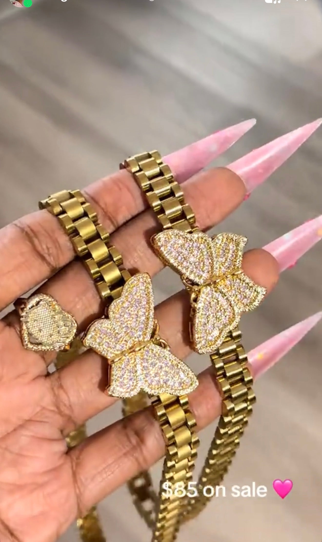 Butterfly Rolex chain