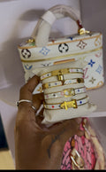 LV multi color bangles