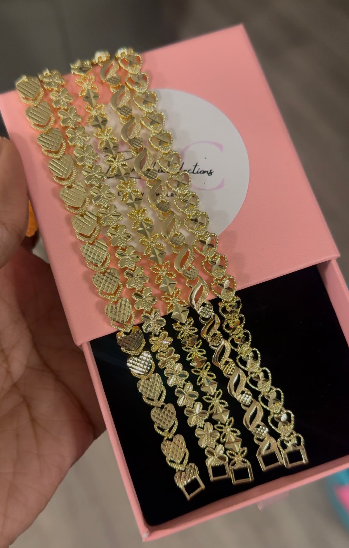 14k plated gold deluxe bracelet