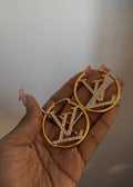 LV Diamond hoops