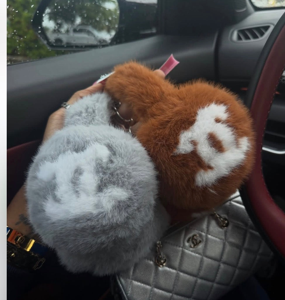 Designer ear muff and neck warmer