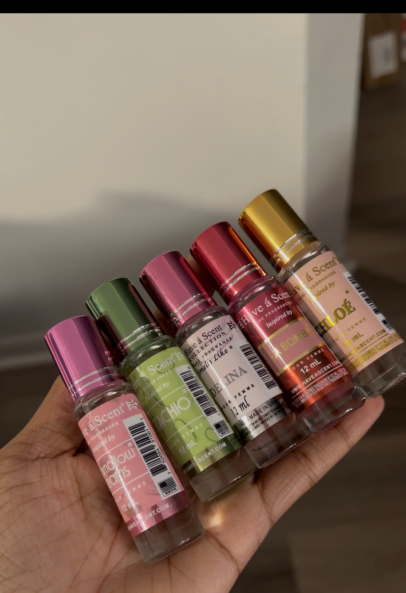Roll ons perfume