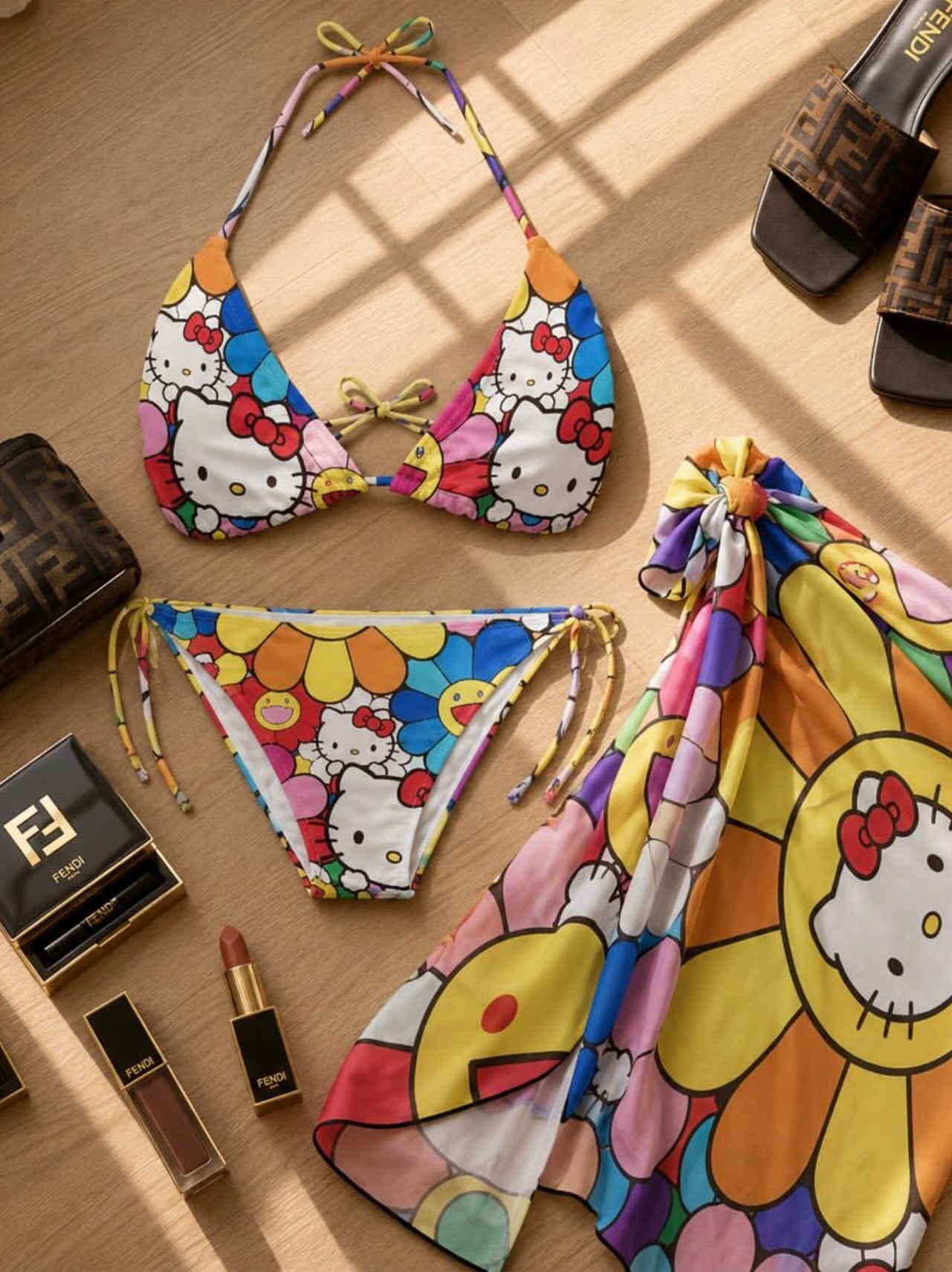 Custom 3 bathing suit set