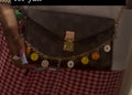 Lv bag with charms ( cross body )