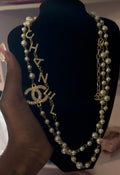 Cc deluxe pearl necklace