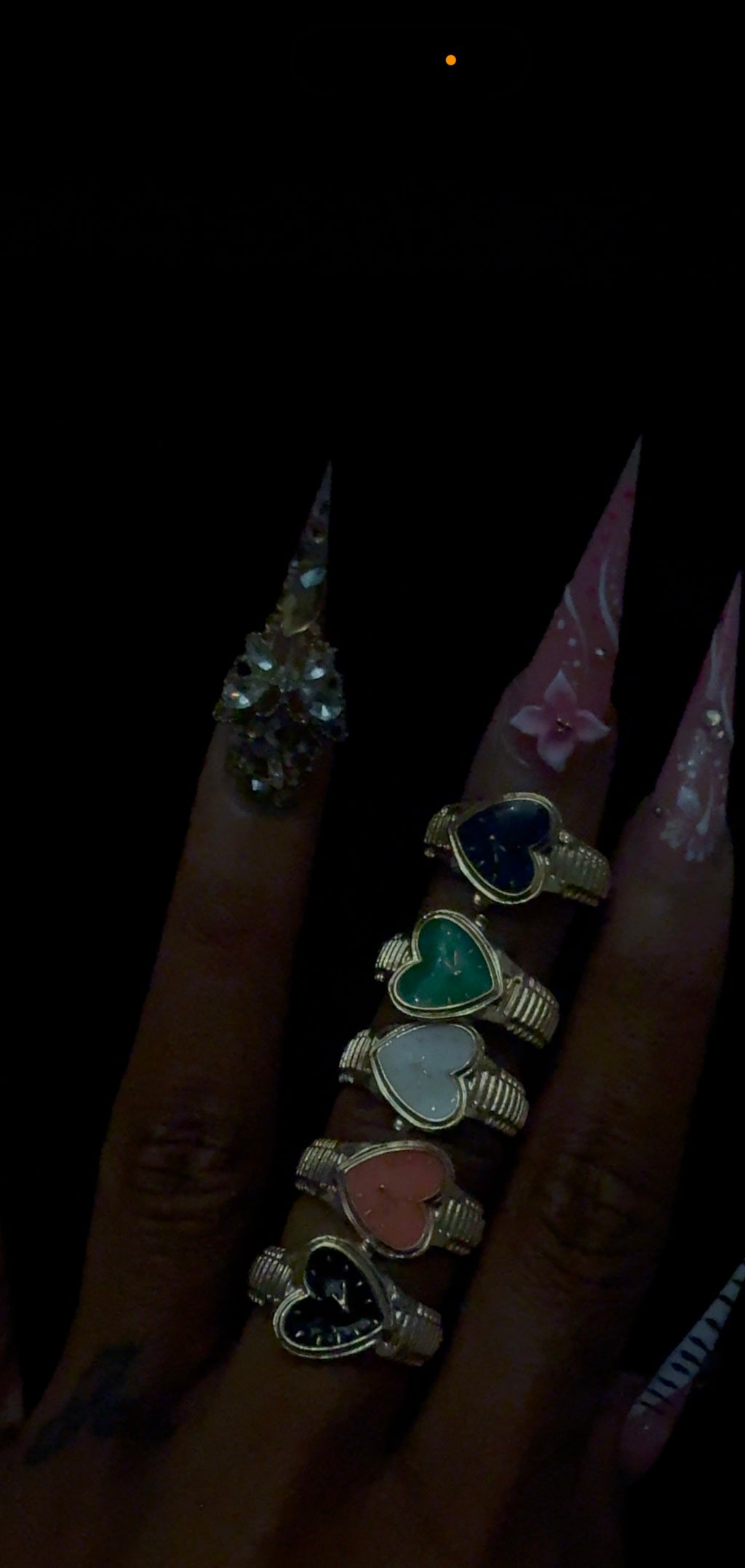 Heart time ring