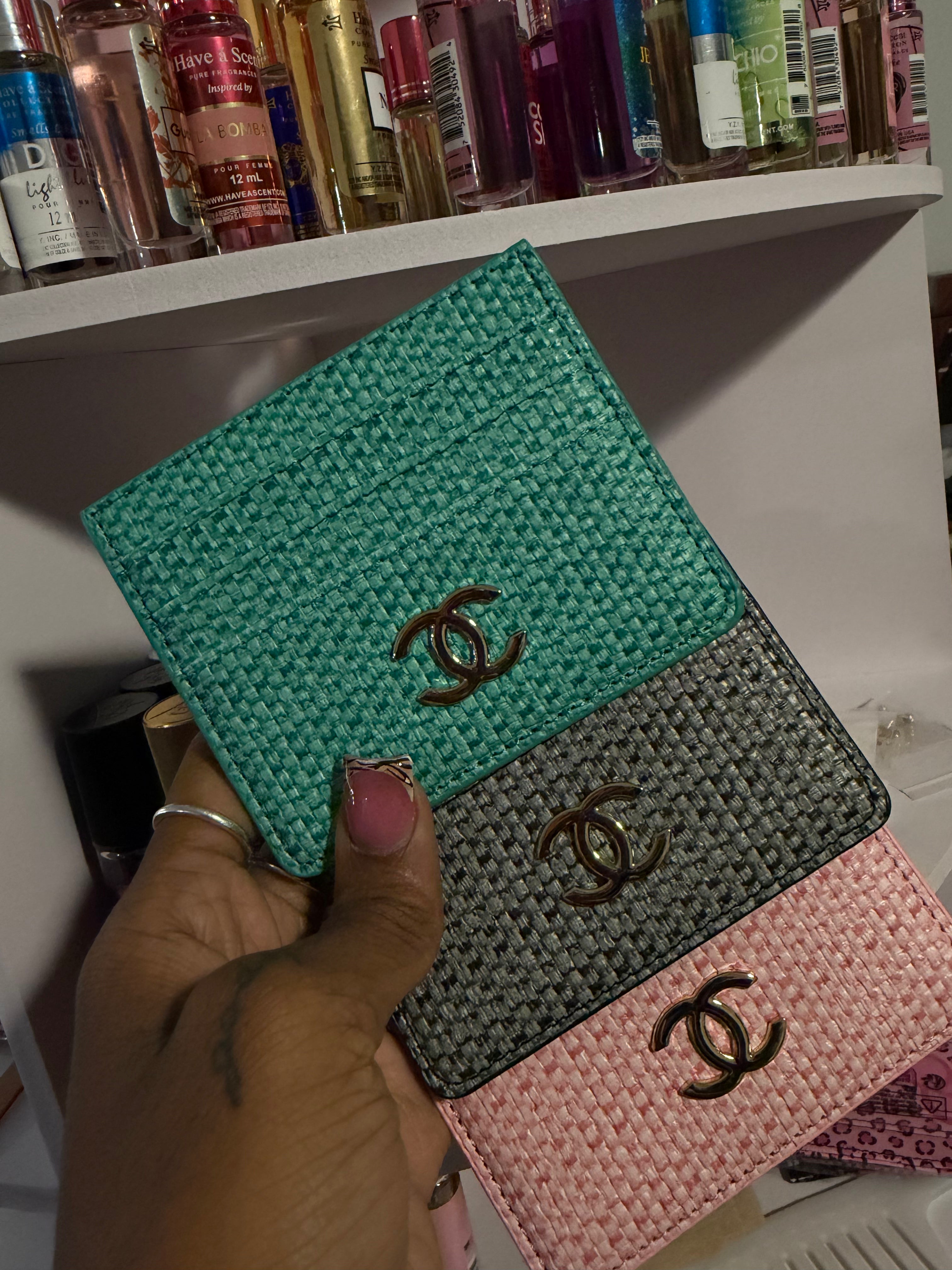 CC quilted cardholder
