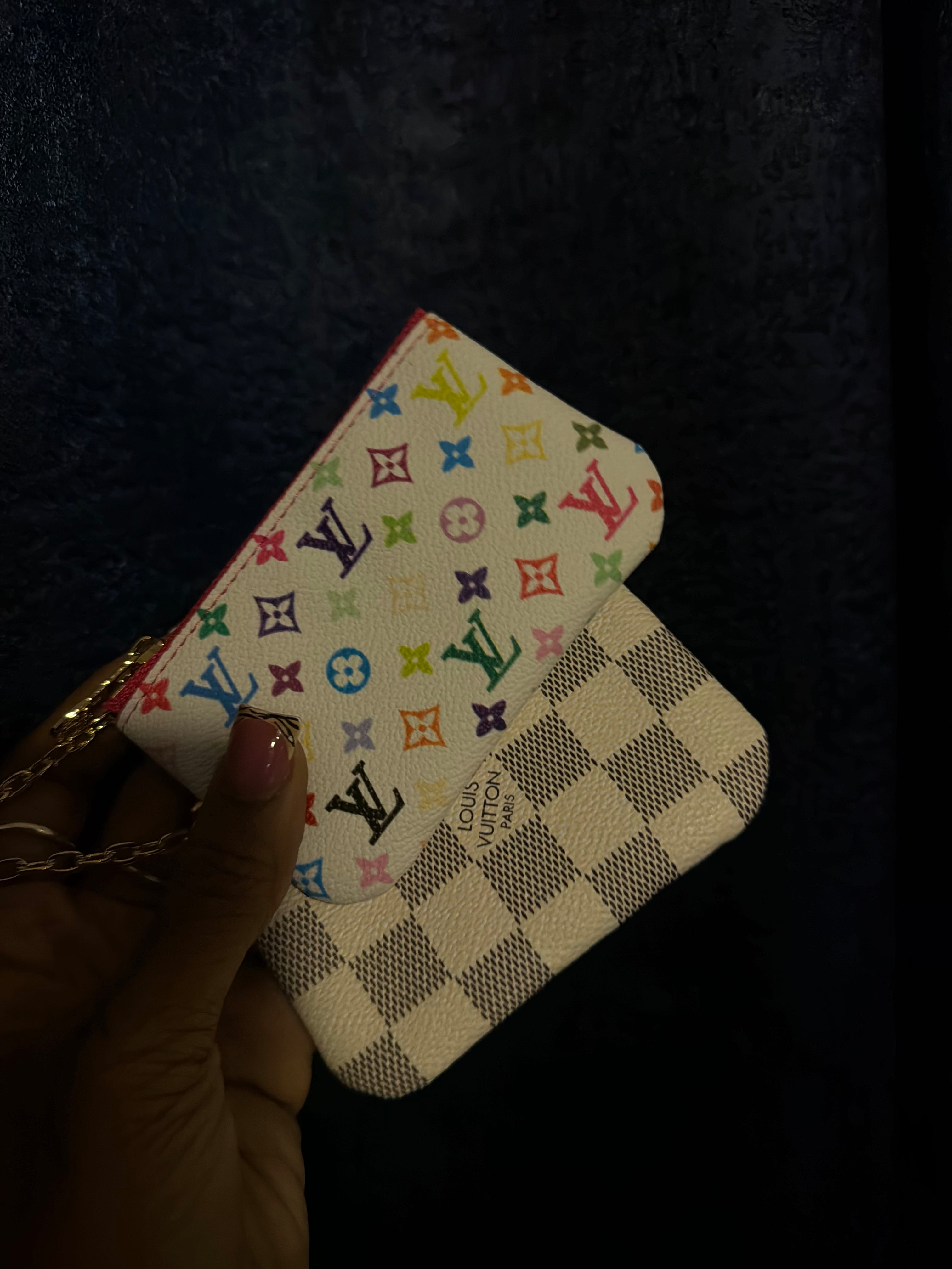 LV wallet keychain