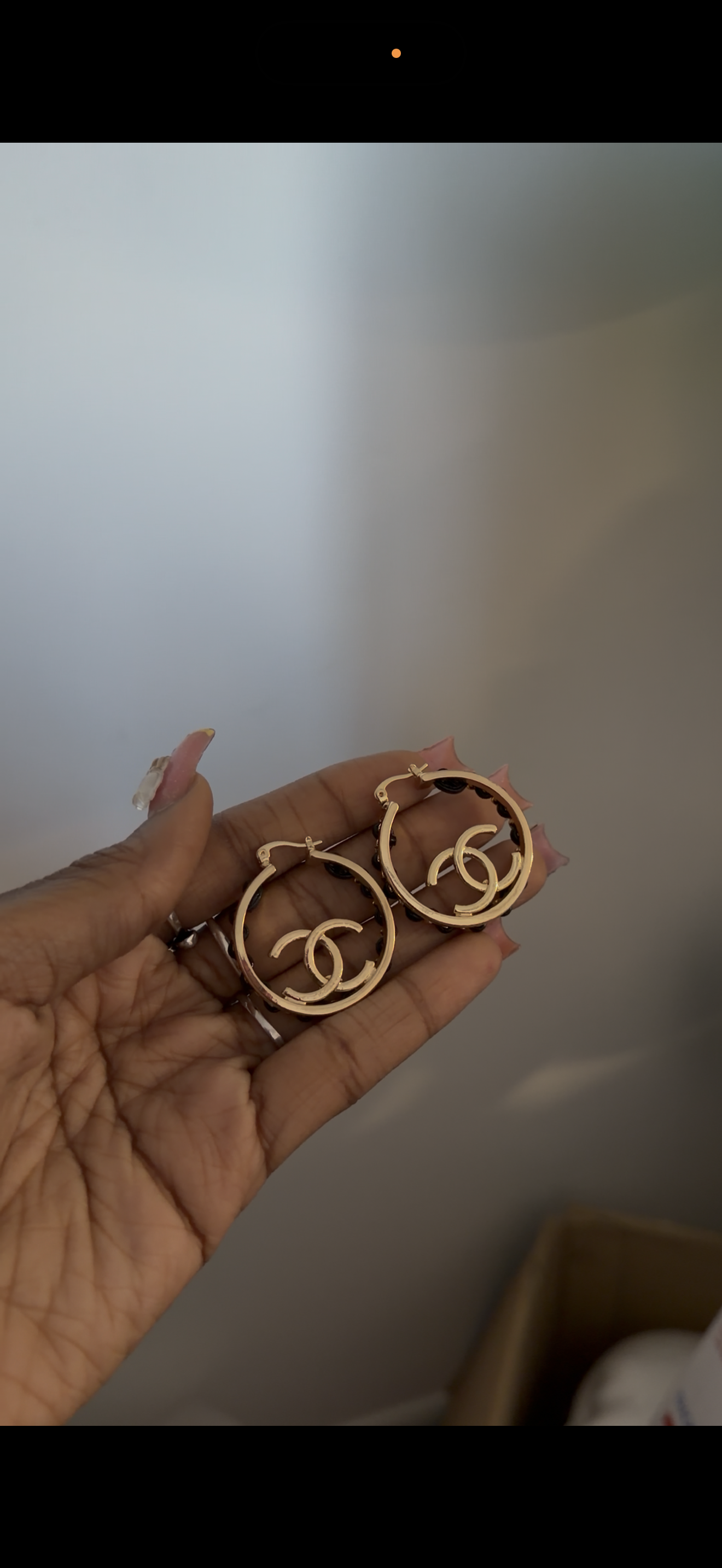 Cc black danity hoops