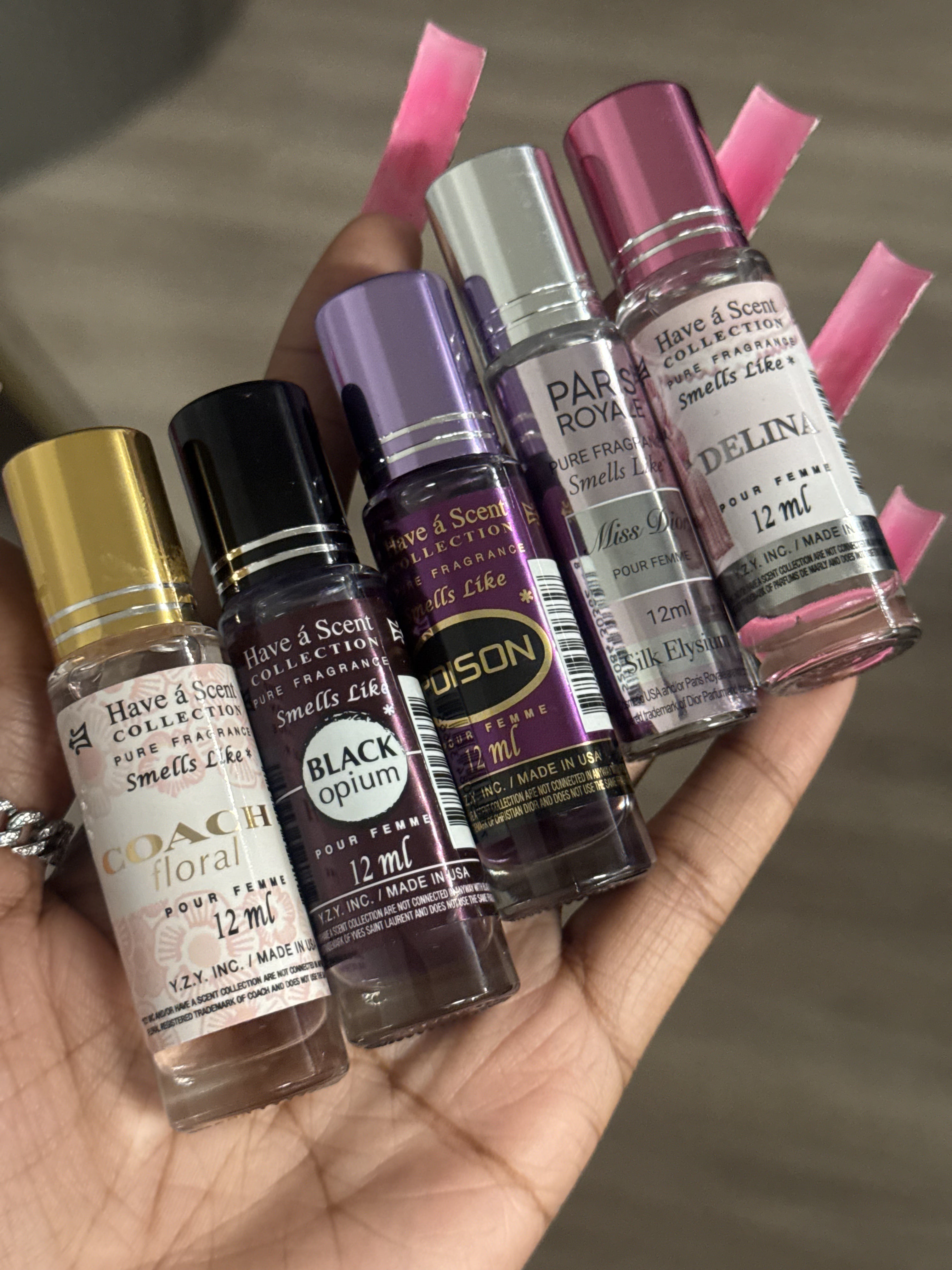 Roll ons perfume