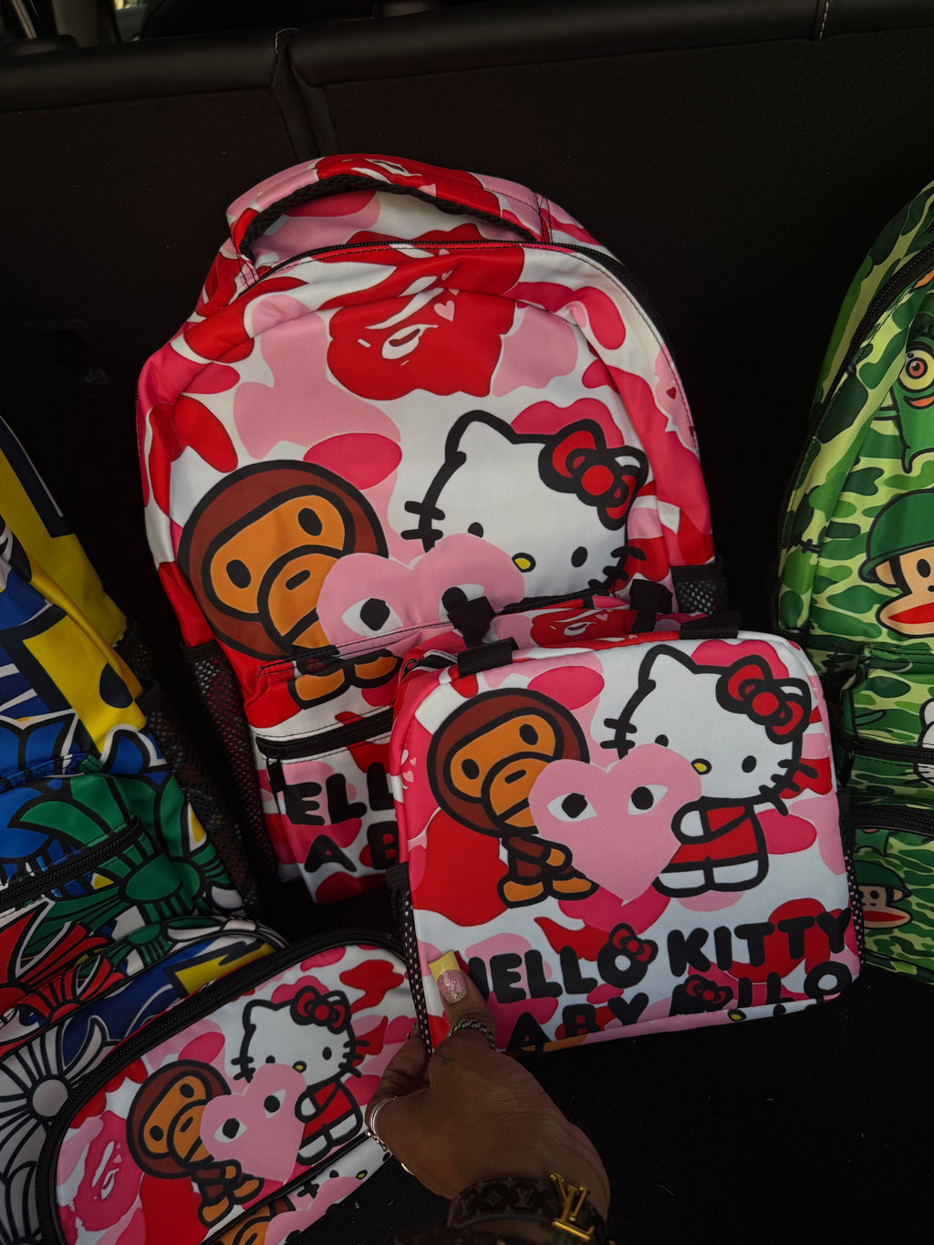 3 piece bookbag set  ( read description)