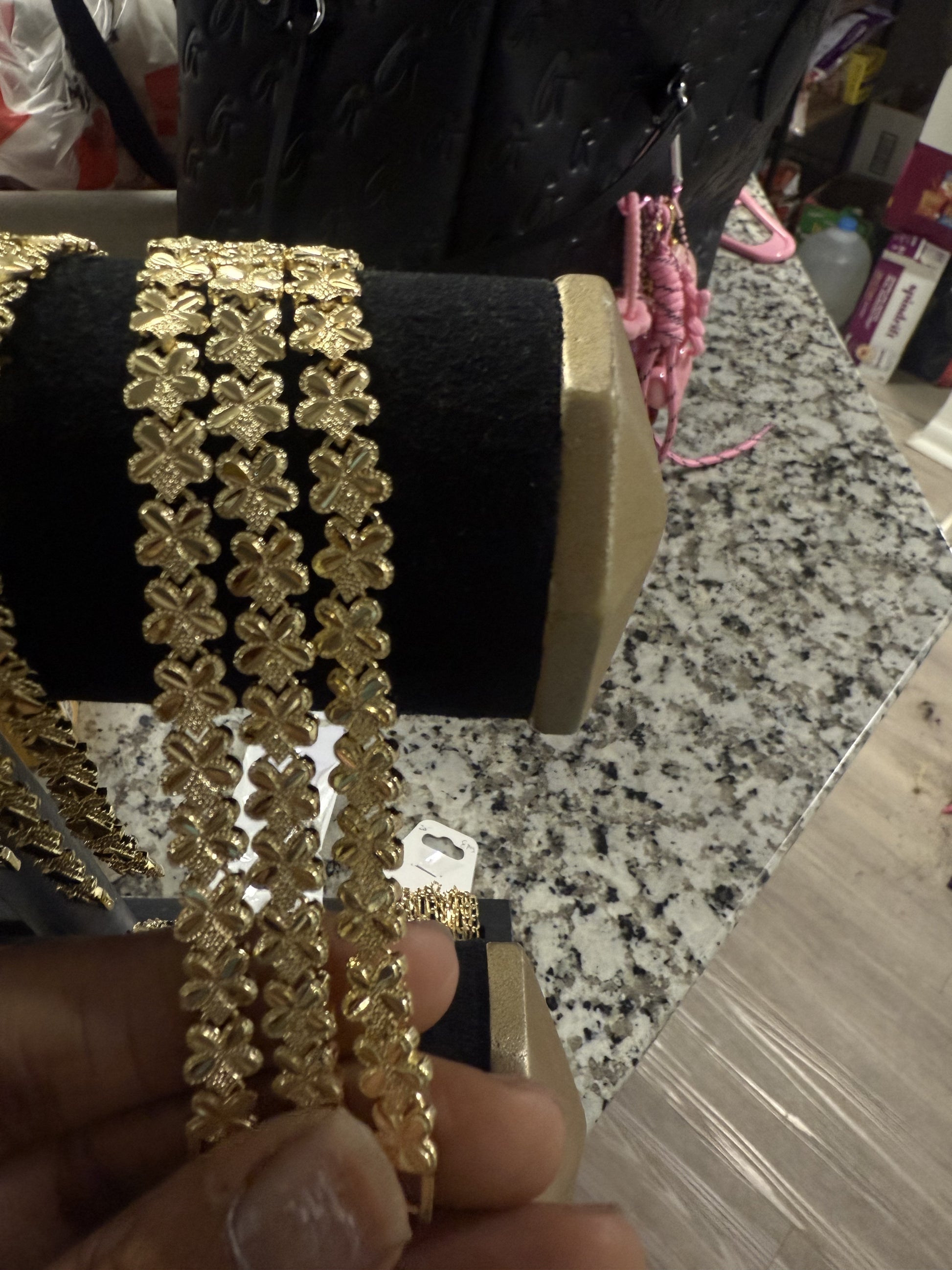 14k plated gold deluxe bracelet